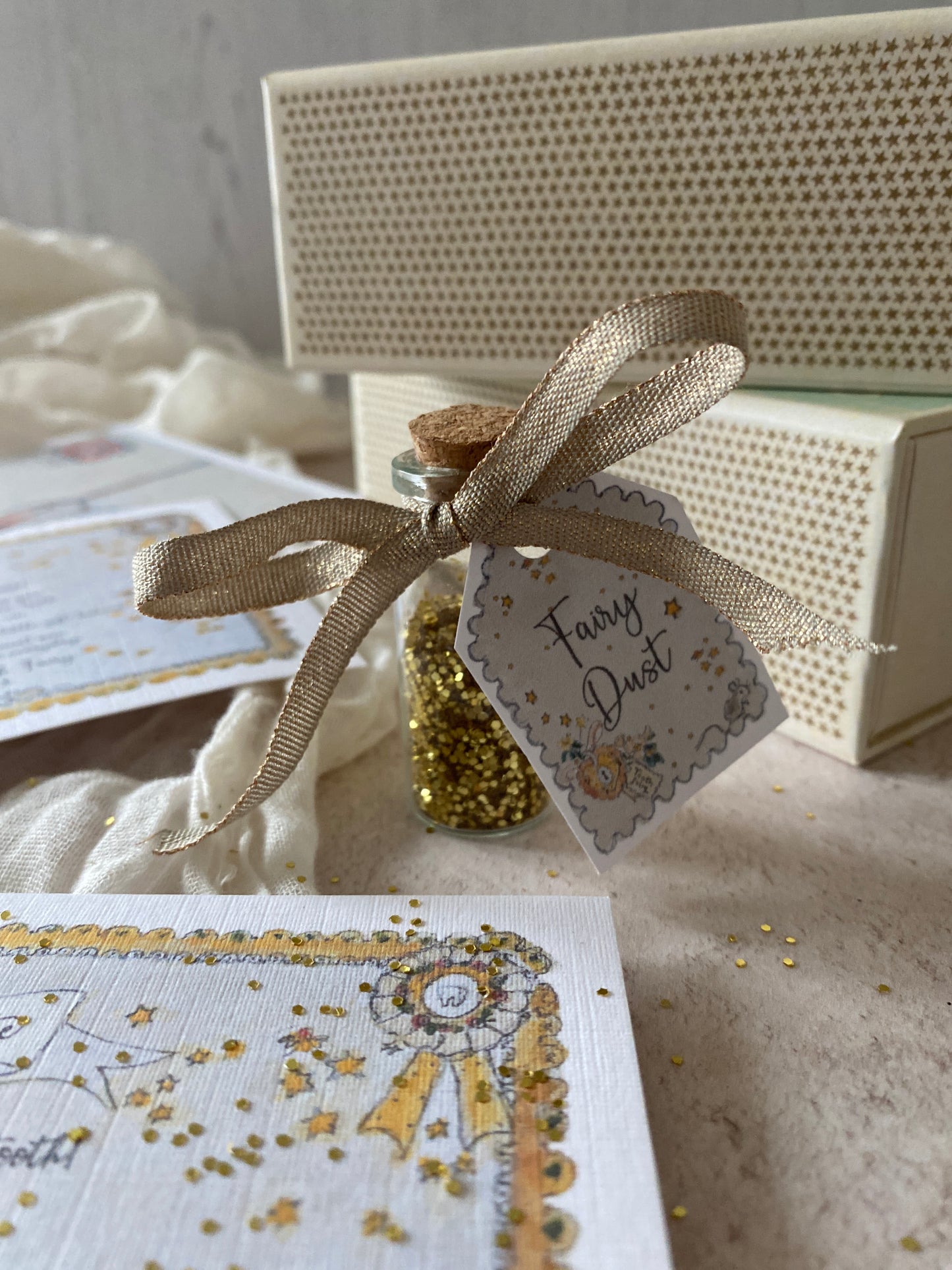 Shimmering Tooth Fairy Dust for a Tooth Fairy visits