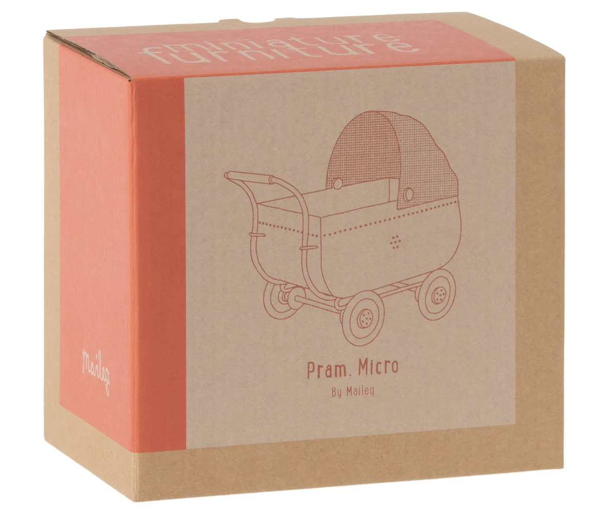 Maileg Pram, Micro - Coral