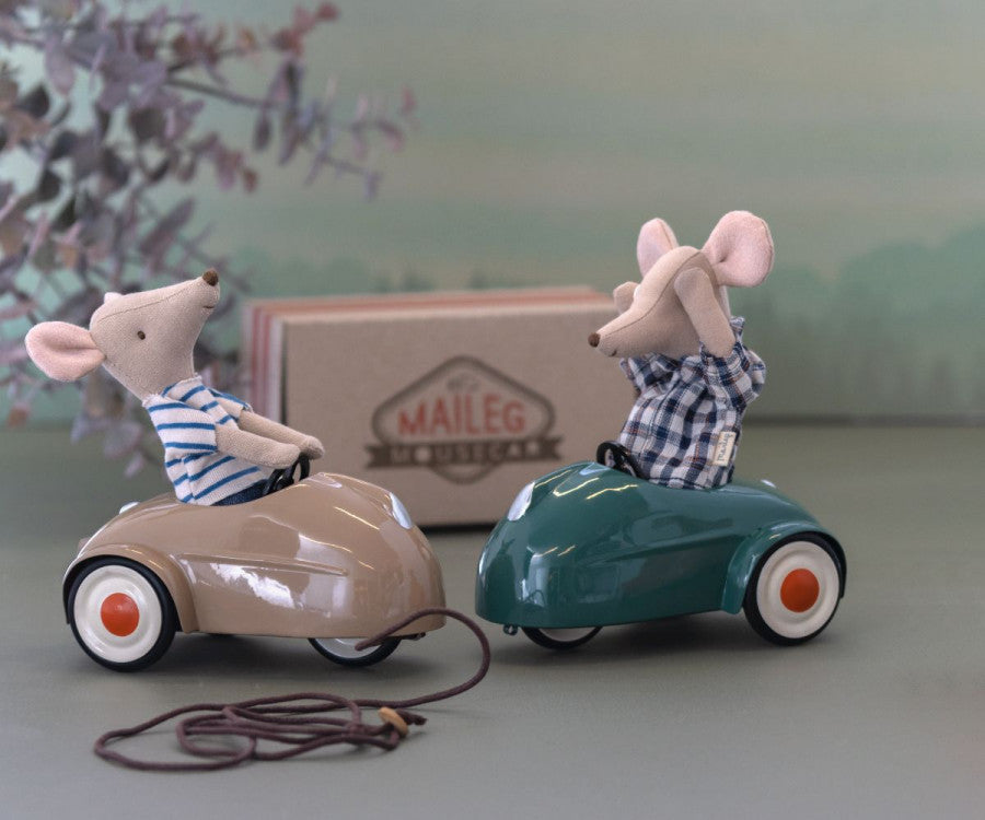 Maileg Mouse Car, Brown