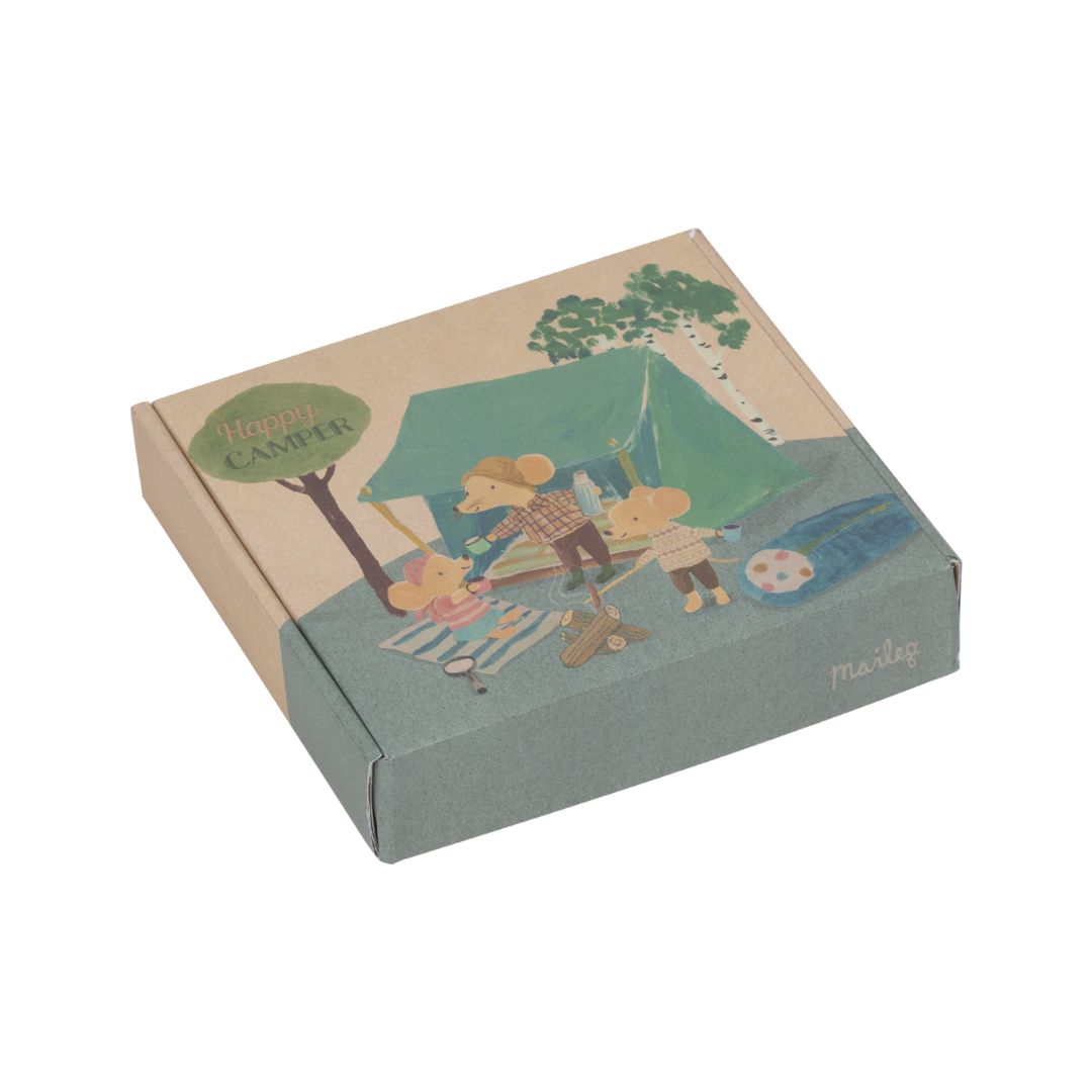 Maileg happy camper tent gift box