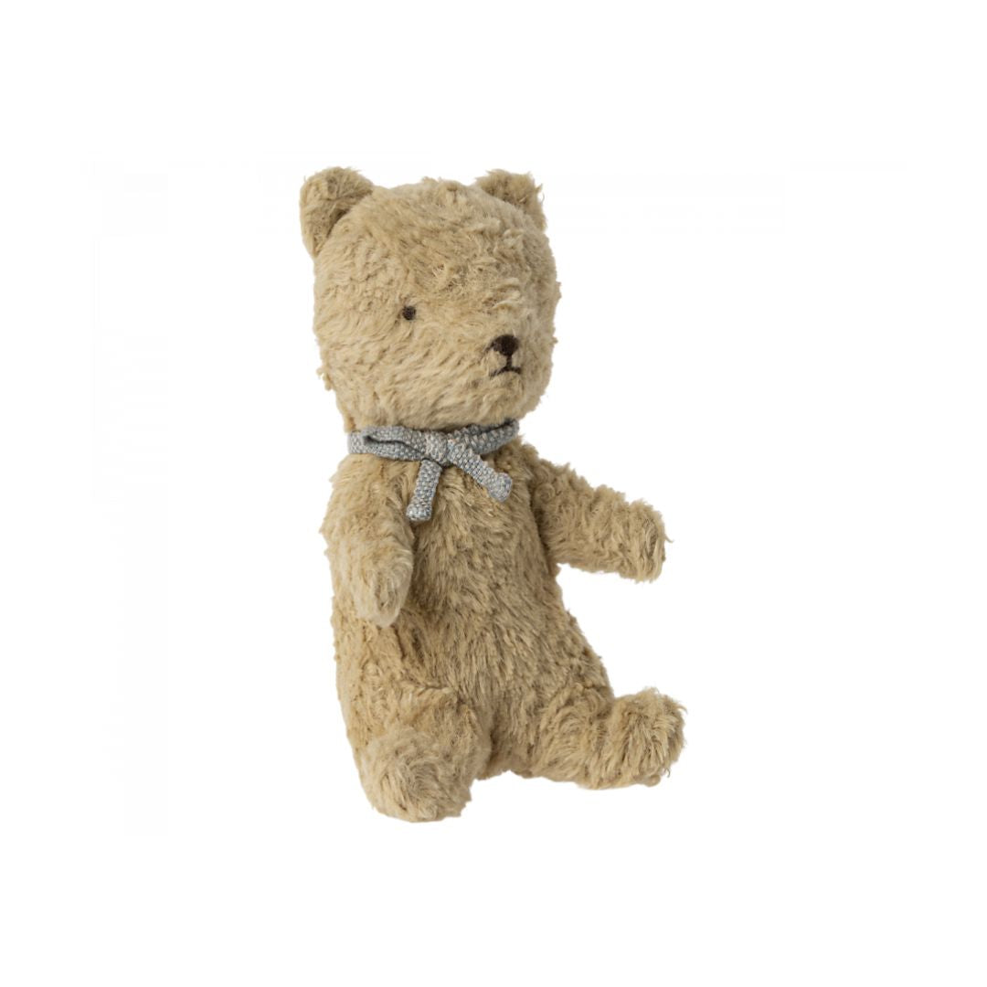 Maileg teddy with a blue bow