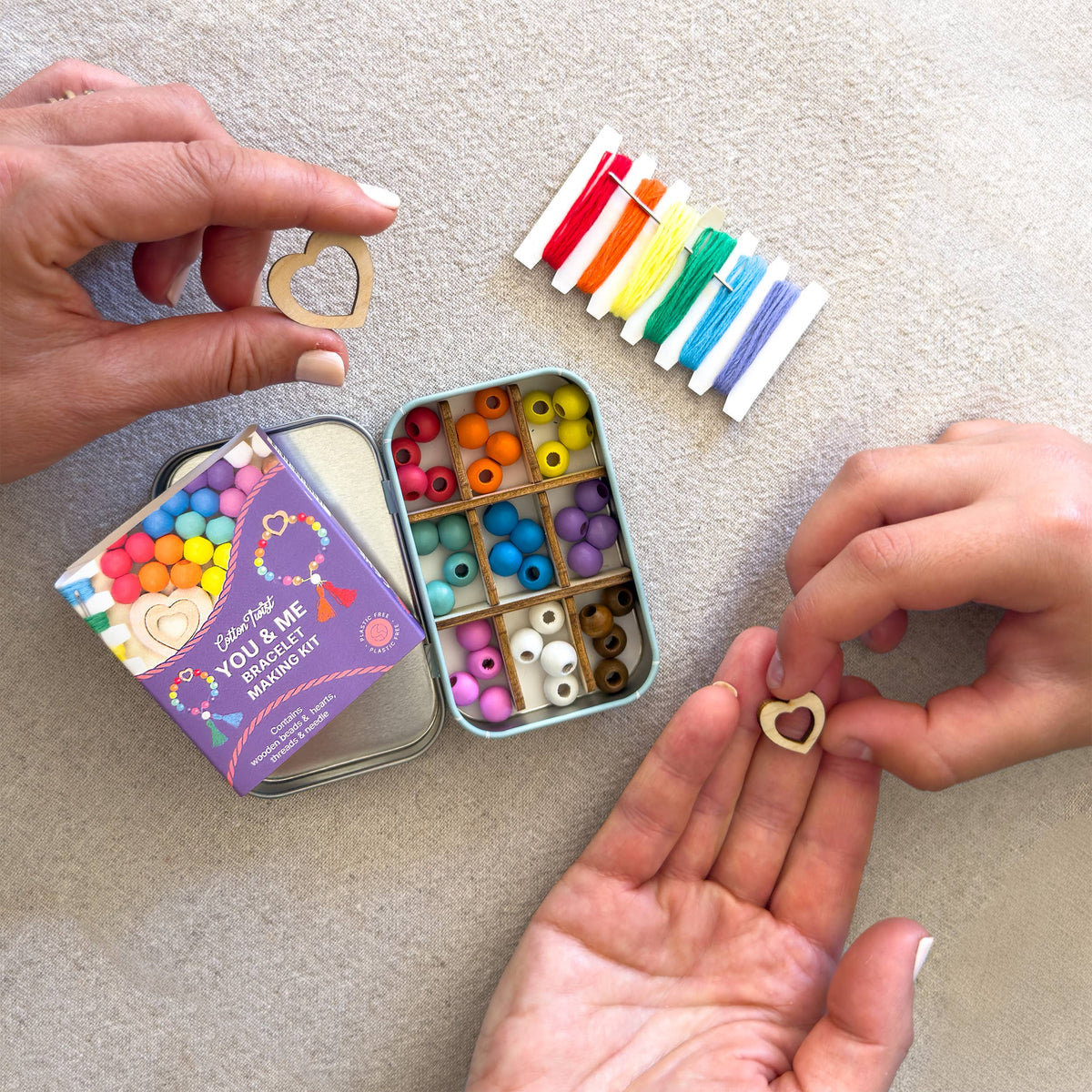 Cotton Twist - 'You and Me' Bracelet Gift Kit
