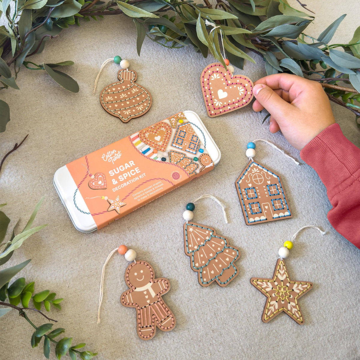 Cotton Twist - Sugar & Spice Christmas Decoration Kit