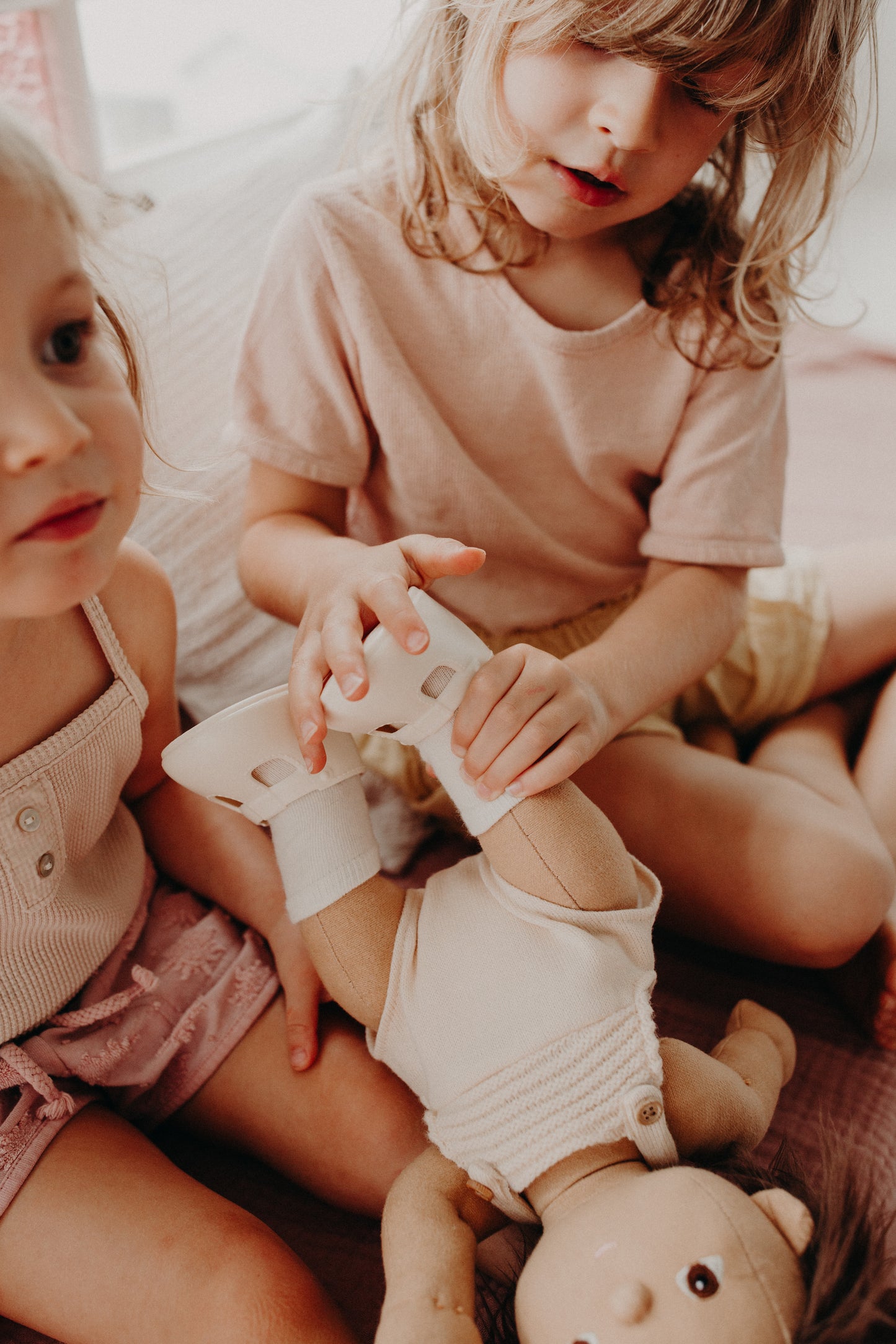 Olli Ella Dinkum Dolls Shoes - Cream