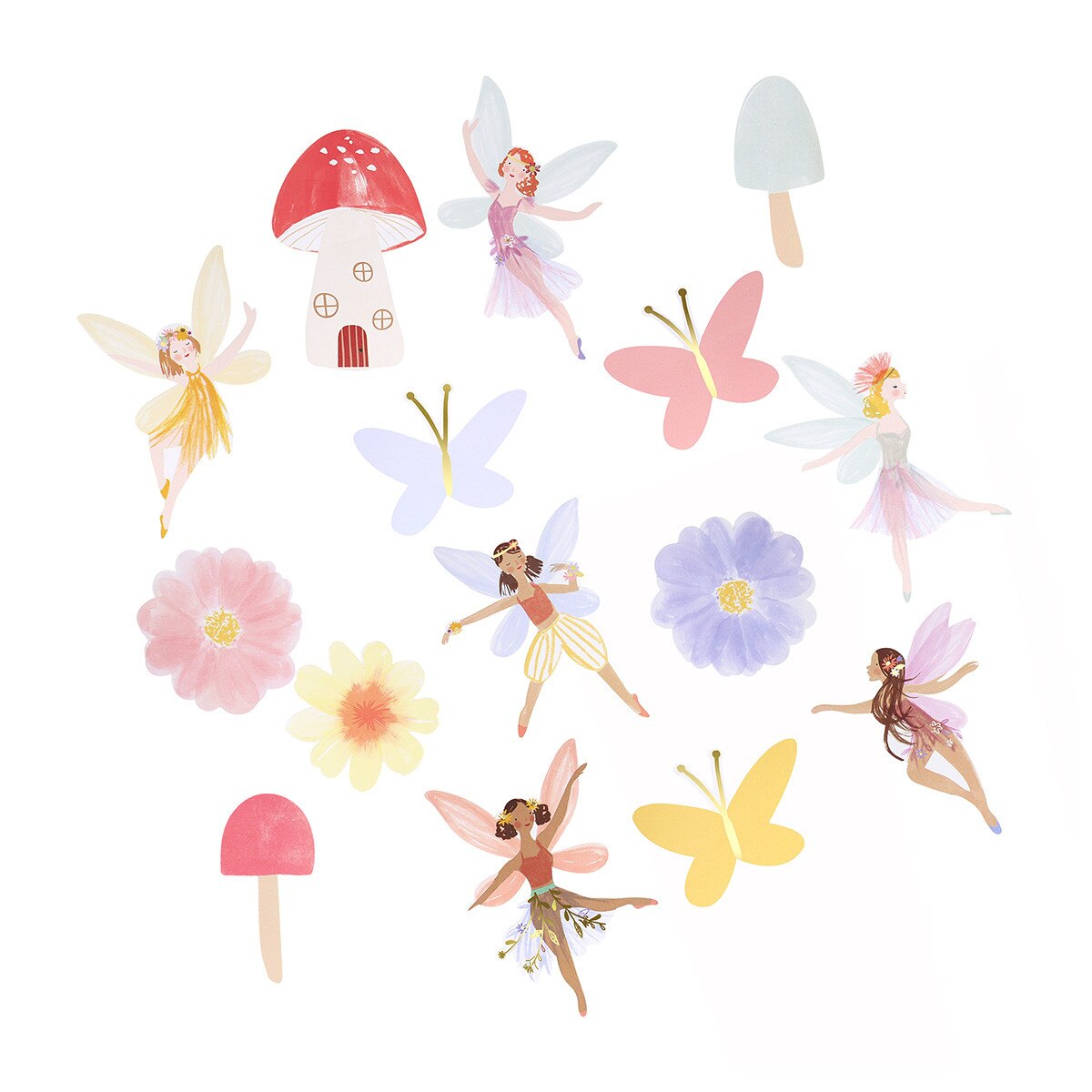 Meri Meri Fairy Shaped Stickers (x 25)