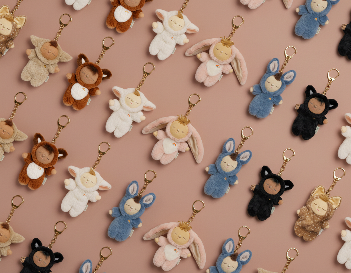 Olli Ella Cozy Bag Charm Fawny Lala