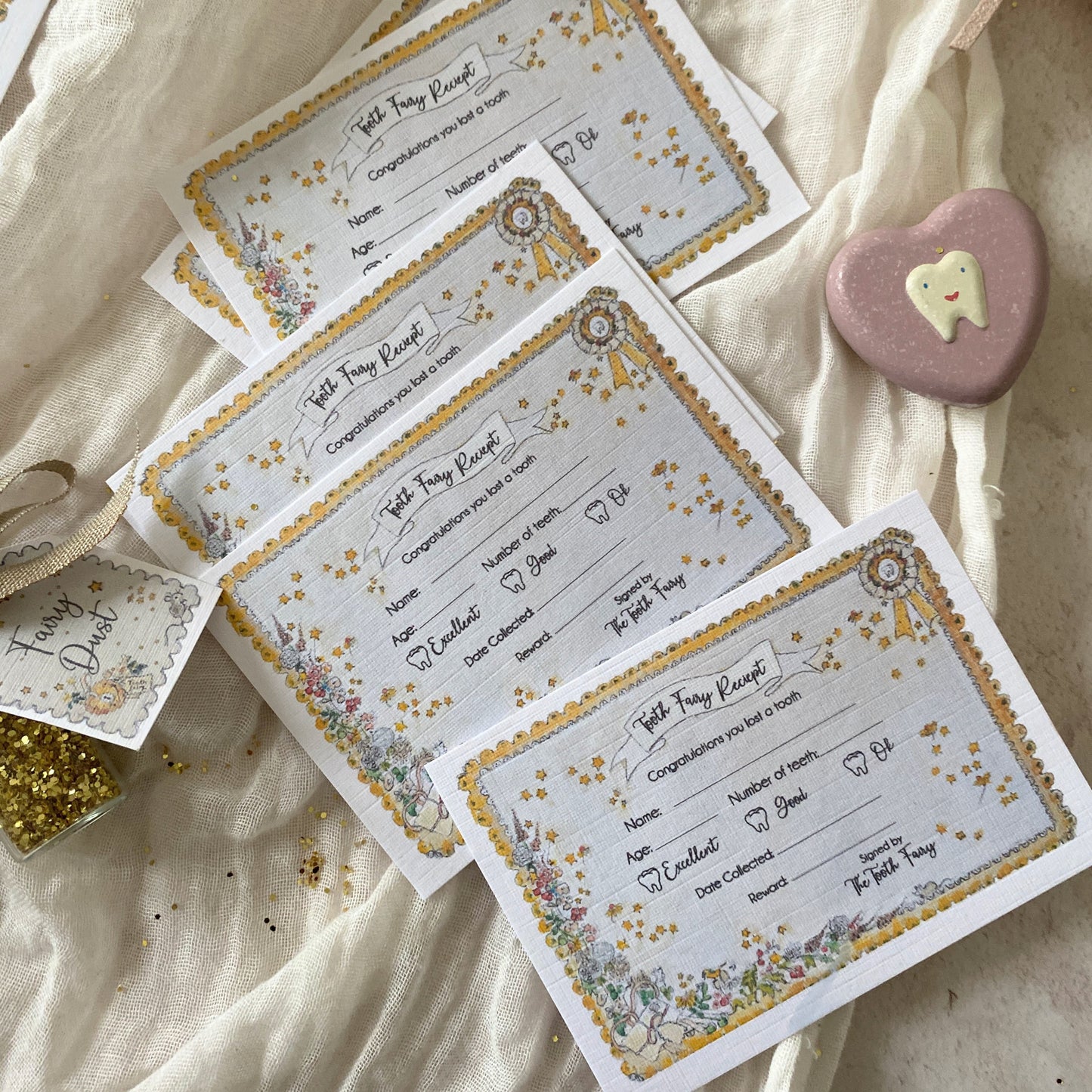 Tooth Fairy Thank You Card, Tooth Fairy Memory, Fairy Magic