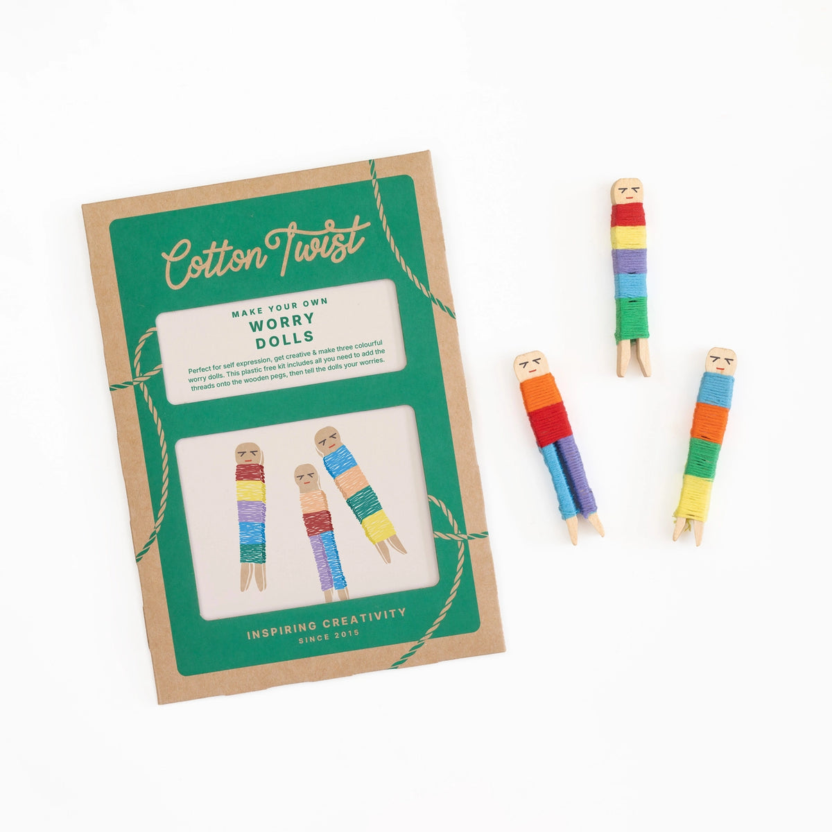 Cotton Twist Make Your Own Worry Dolls Kit