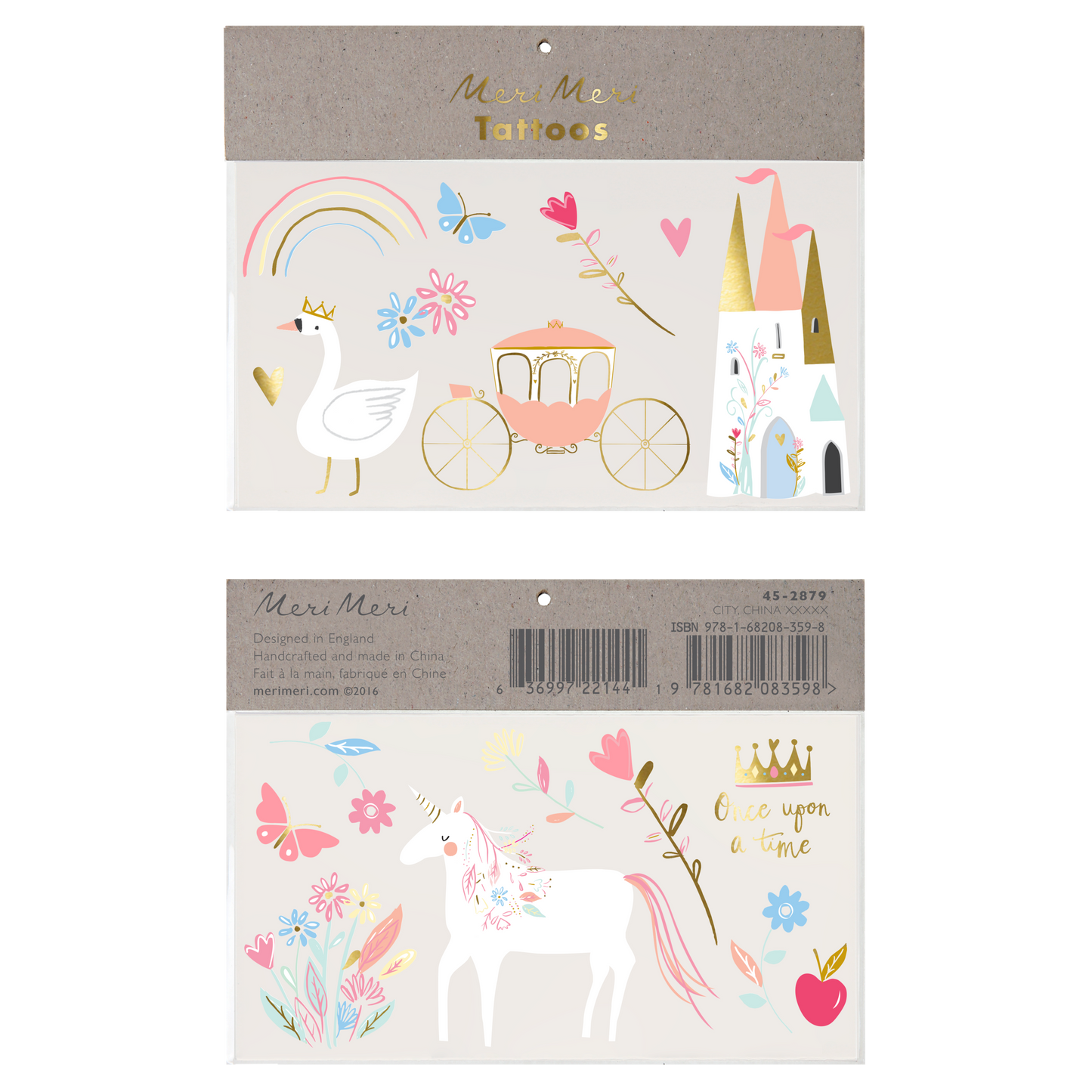 Meri Meri Princess Temporary Tattoos