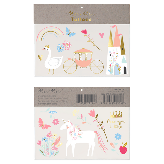 Meri Meri Princess Temporary Tattoos
