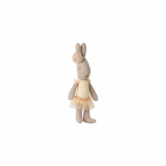 Maileg Rabbit, Micro - Ballet suit and skirt cream ballet outfit - SS25 maileg