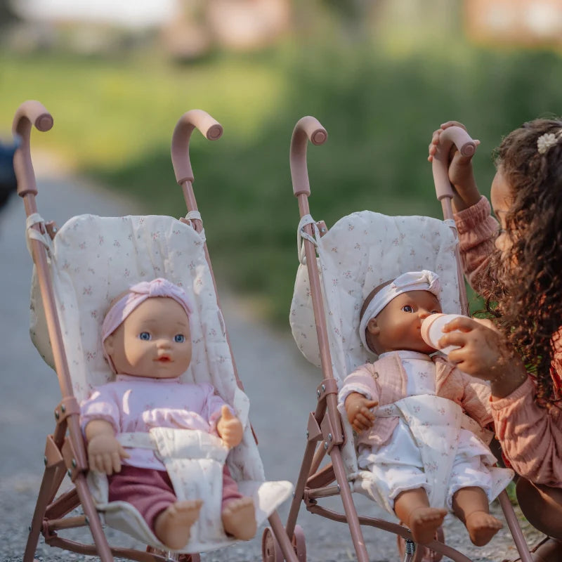 Little Dutch Metal Doll Stroller - Pink