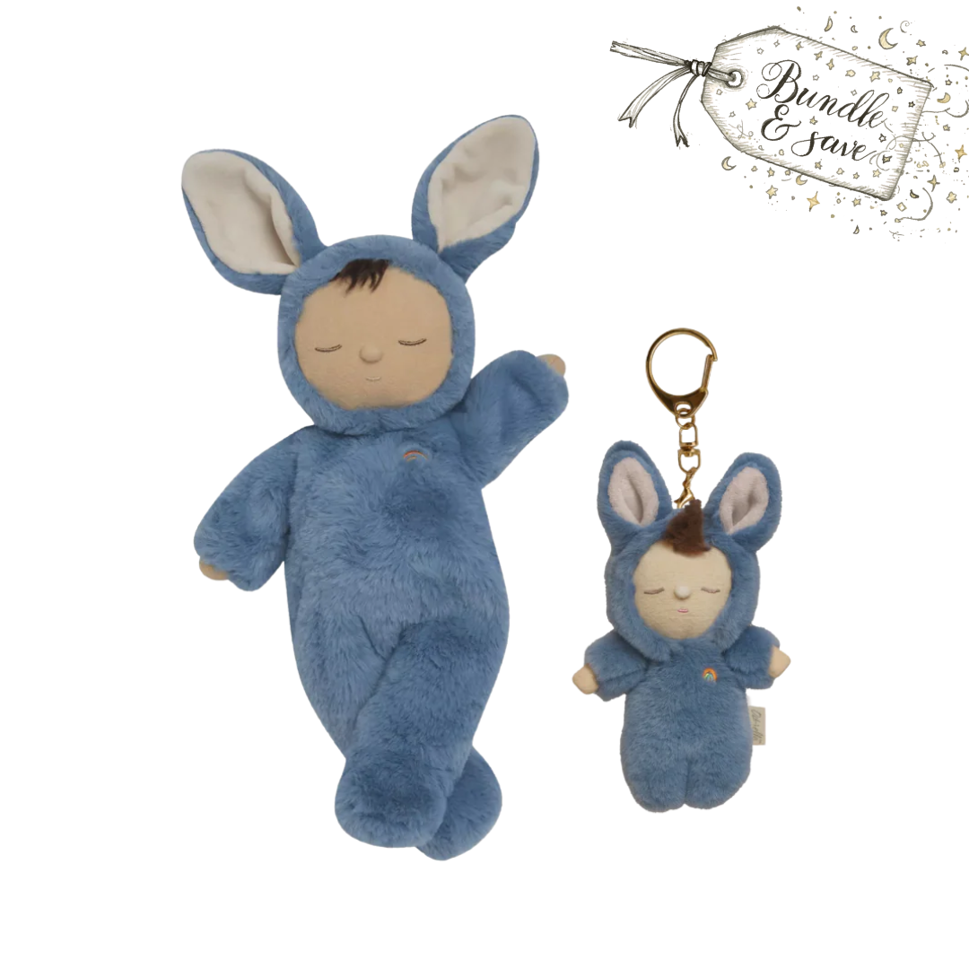Olli Ella Cozy Bunny Twiggy Blue Bundle