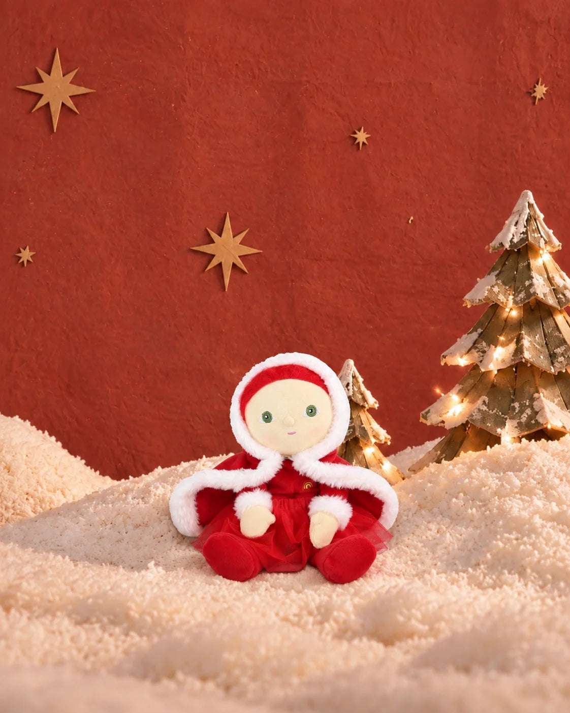 Olli Ella Holiday Hollow collection featuring Carol Claus and festive Dinky Dinkums as Christmas stocking fillers