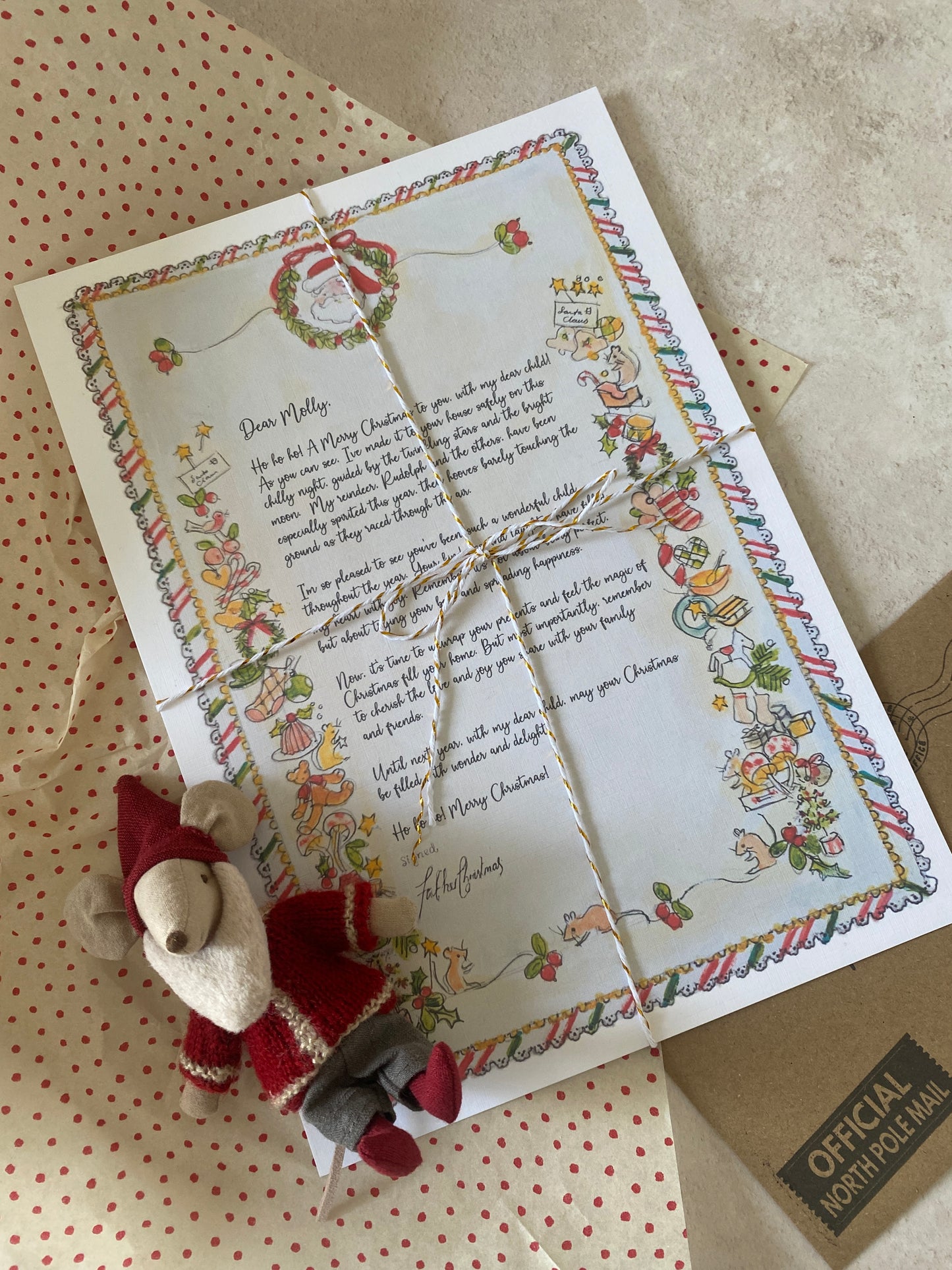 Official Personalised Letter from Father Christmas