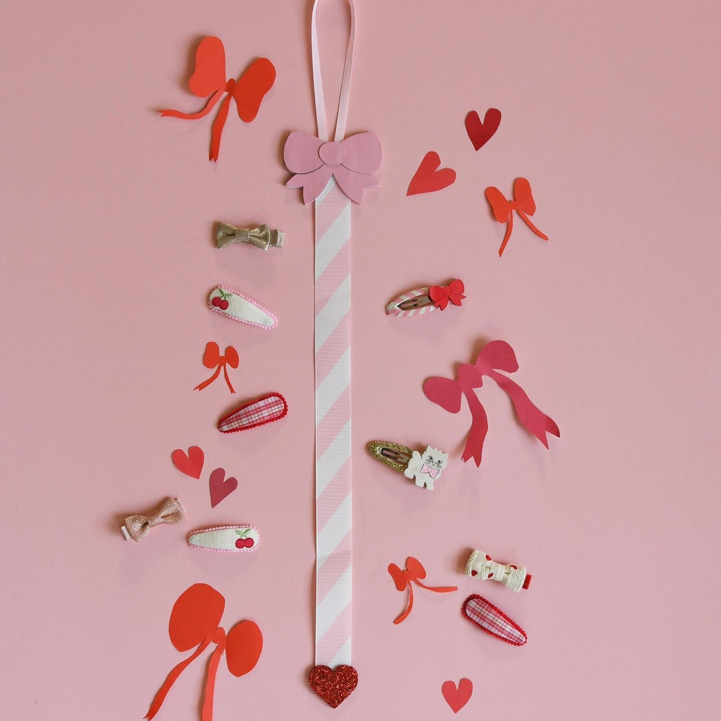 Rockahula Cutesy Bow Stripy Clips