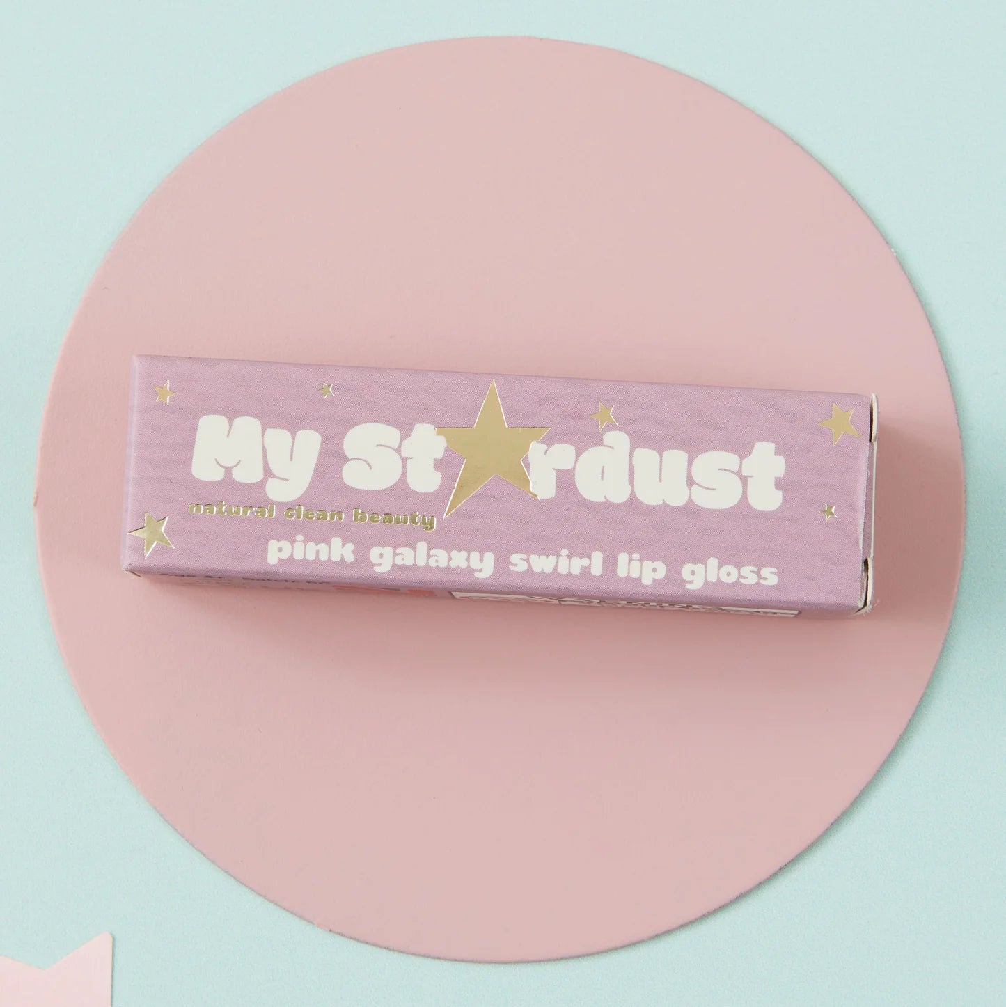 The Natural Play MakeUp Company Lip Gloss - Pink Galaxy Swirl