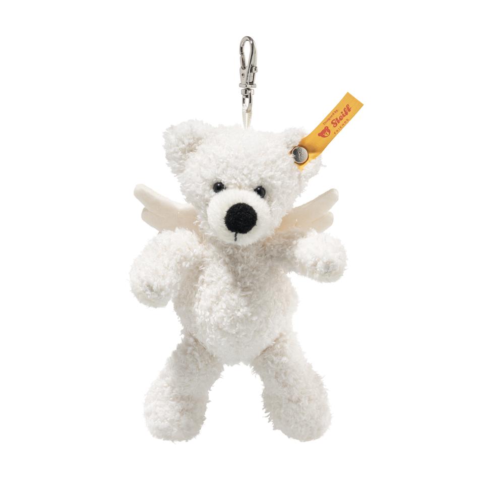 Steiff Pendant Keyring Teddy Bear Lottie - White Guardian Angel 12cm