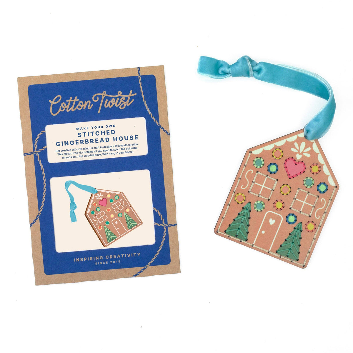 Cotton Twist - Make Your Own Stitched Gingerbread House