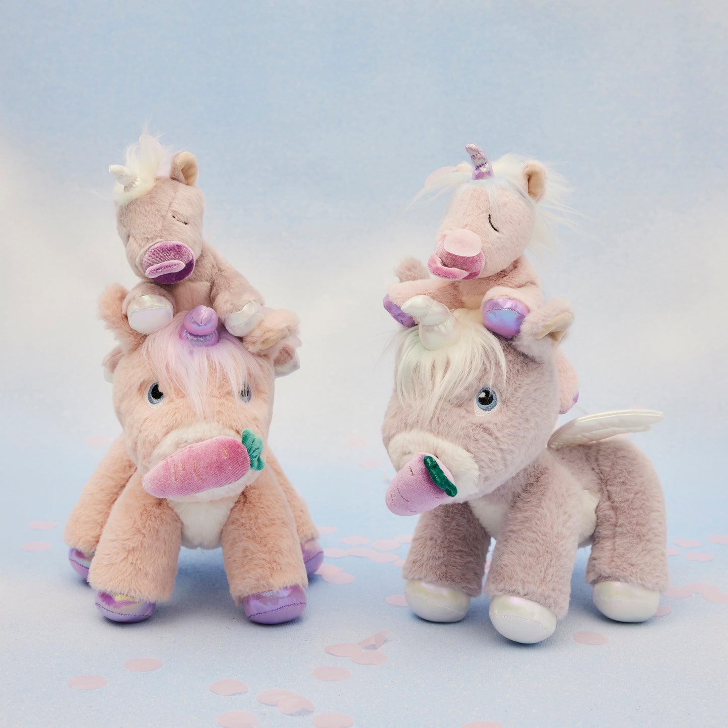 Olli Ella Binky Baby Unicorn - Glitter / Lilac