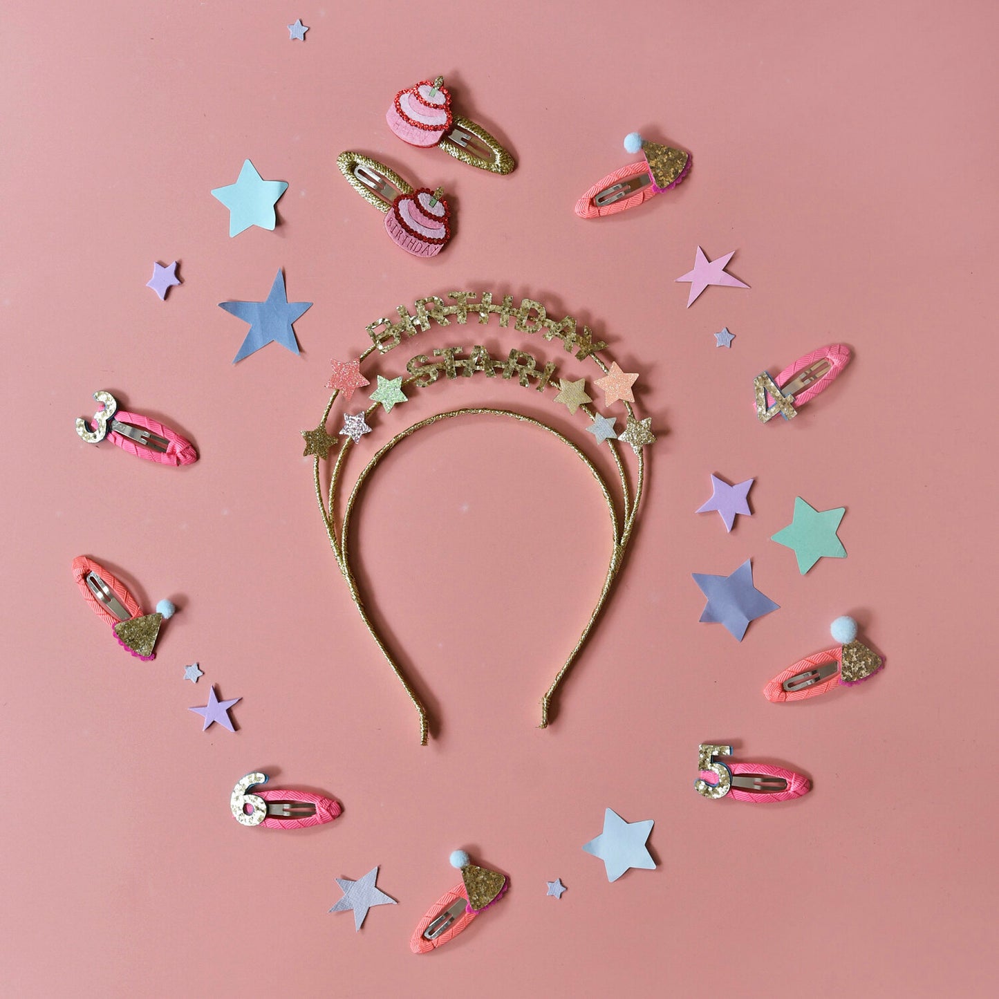 Rockahula Birthday Cake Clips