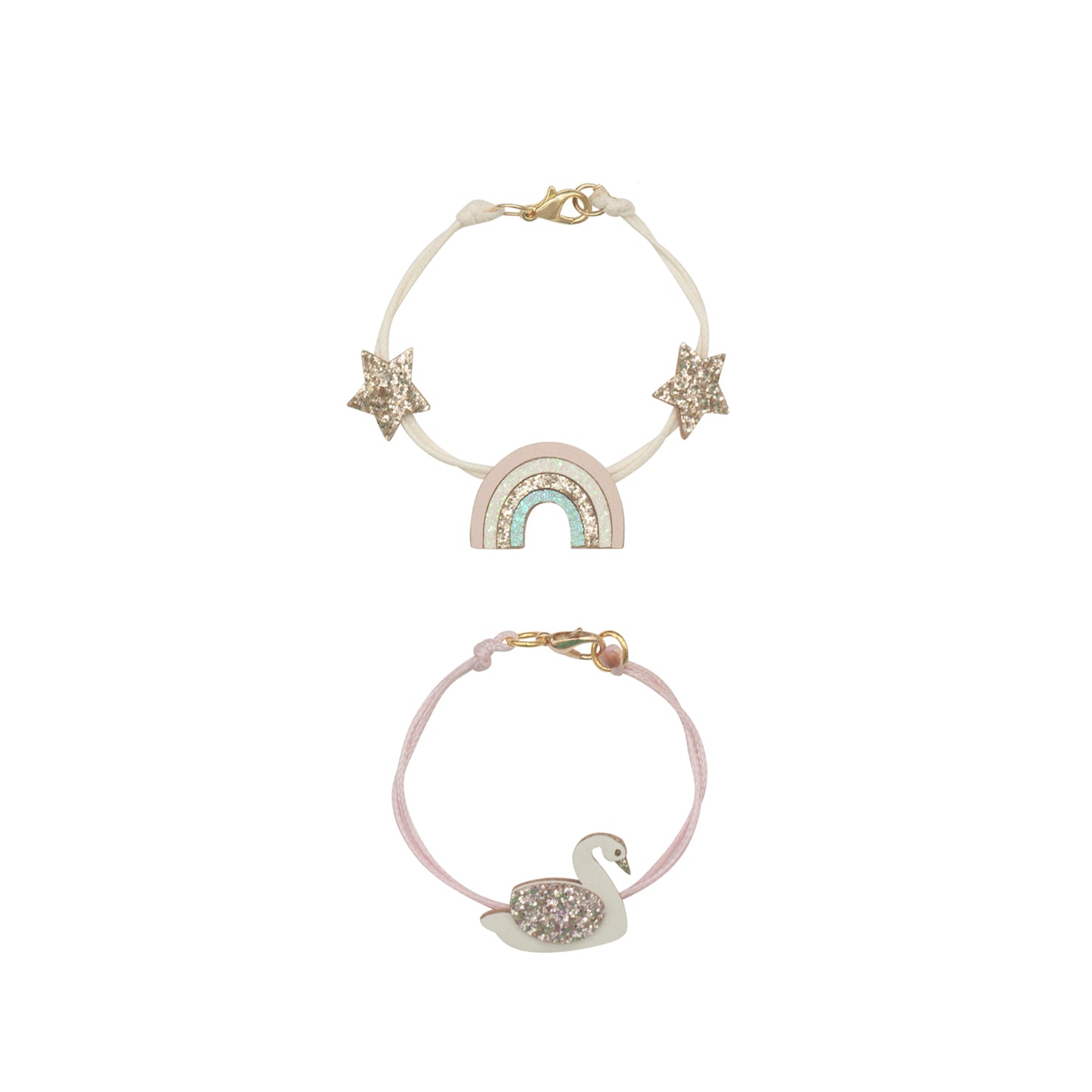 Rockahula Enchanted Rainbow And Swan Bracelet Set