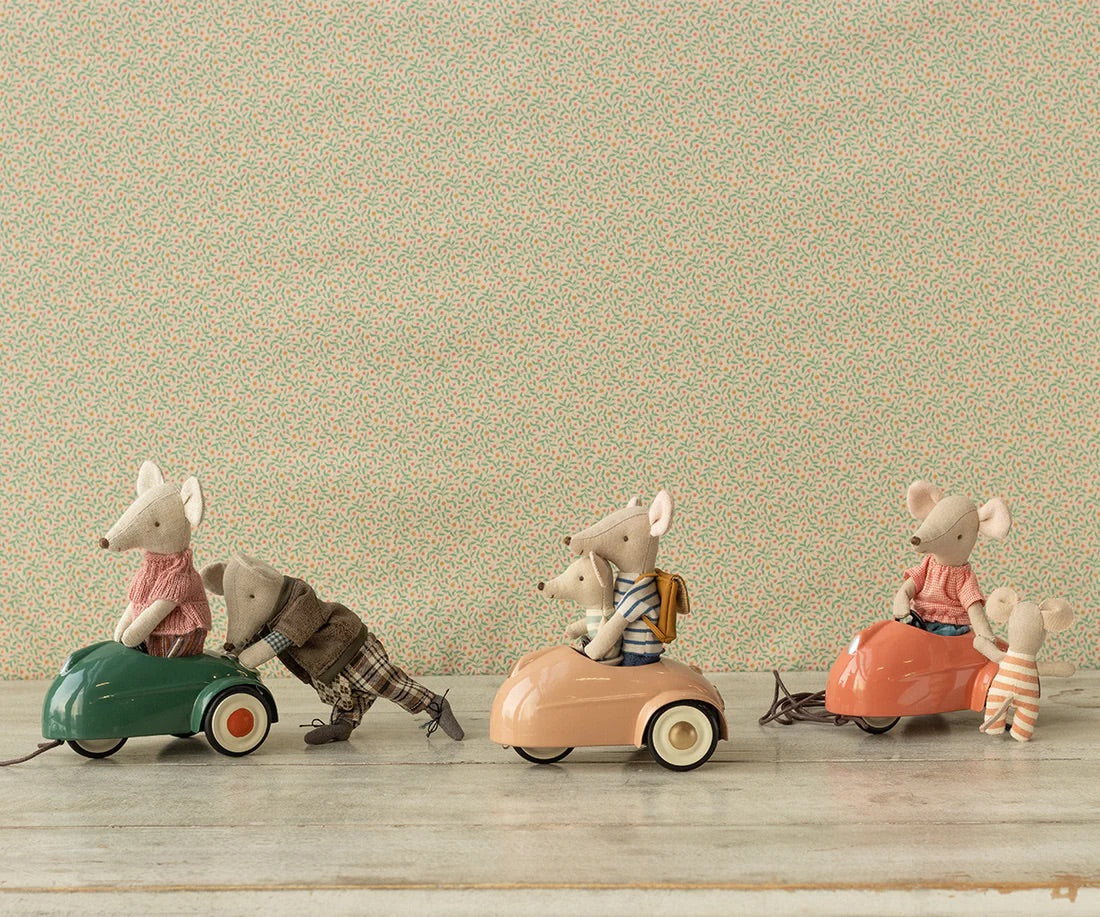 Maileg Mouse car - Coral