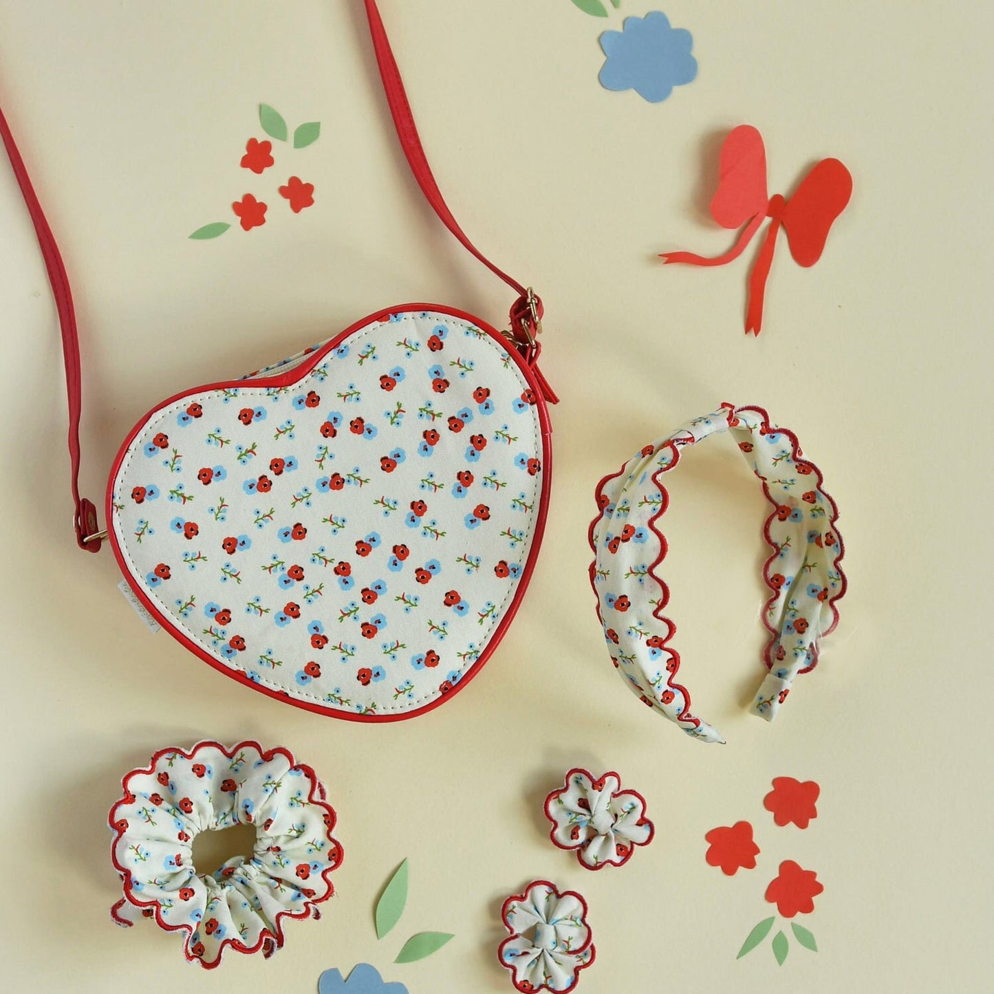 Rockahula Martha Ditsy Scallop Bow Clips