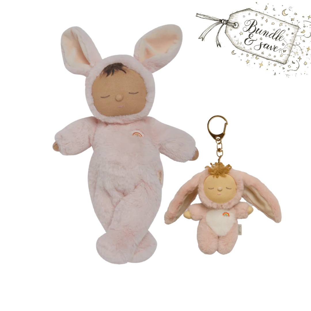 Olli Ella Cozy Bunny Pink Bundle