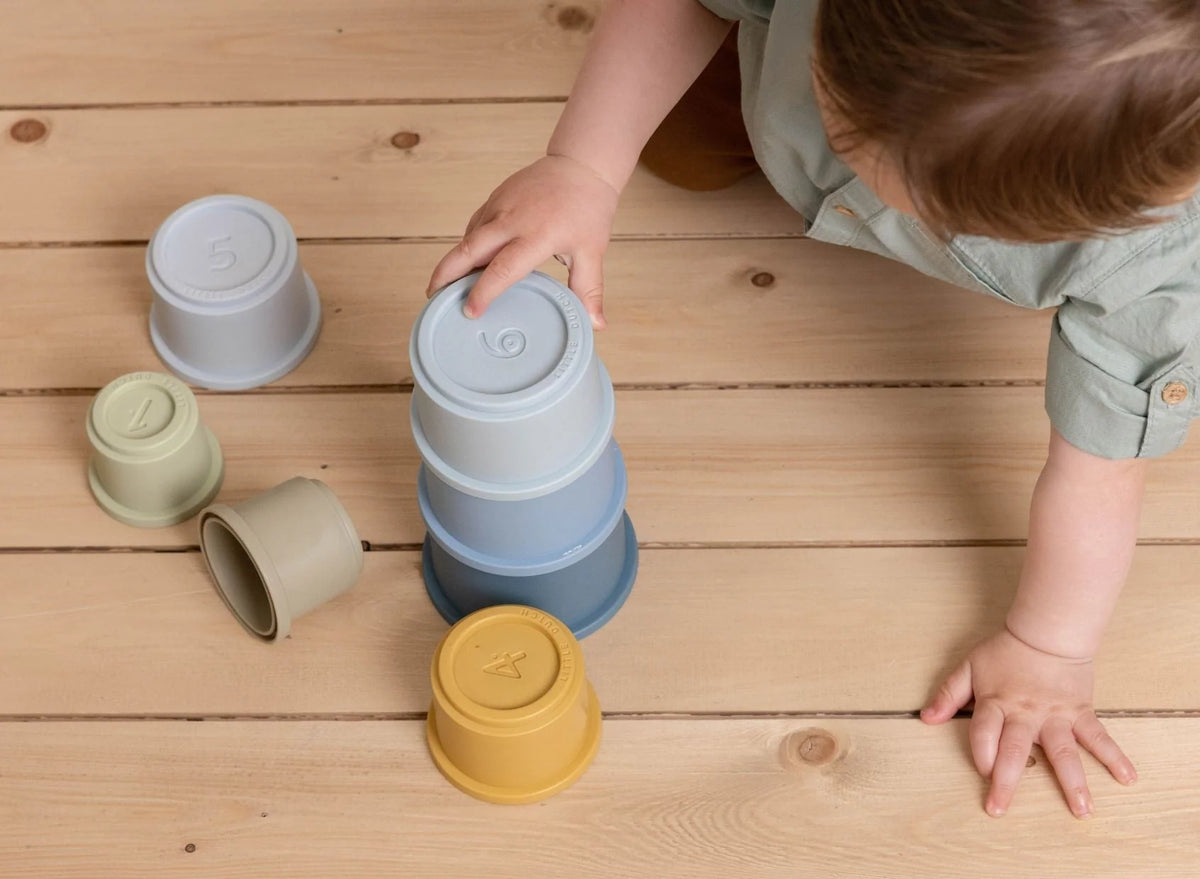 Little Dutch Stacking Cups - Blue