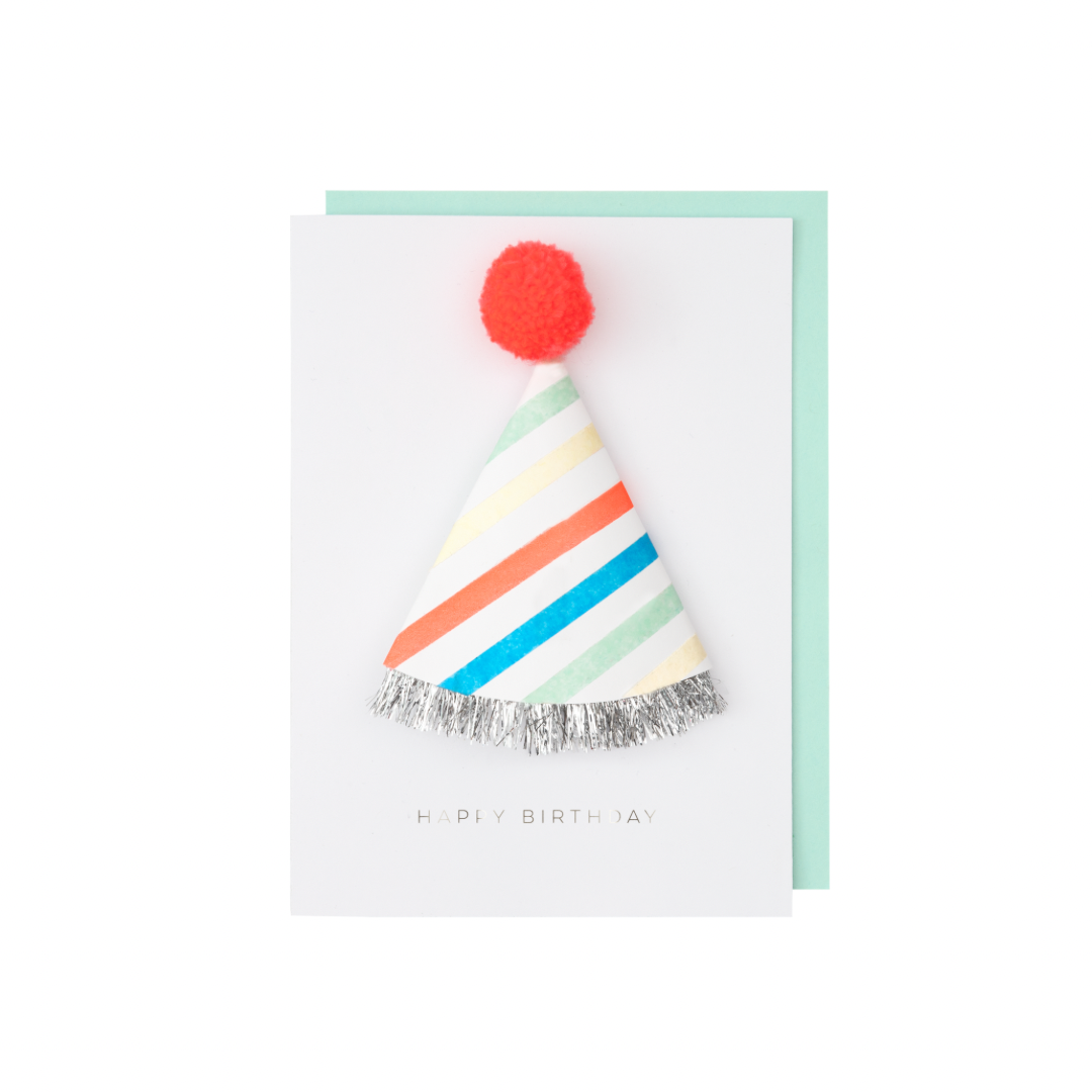Meri Meri Birthday Hat Card | Kids Birthday Card & Hat | Meri Meri at ...