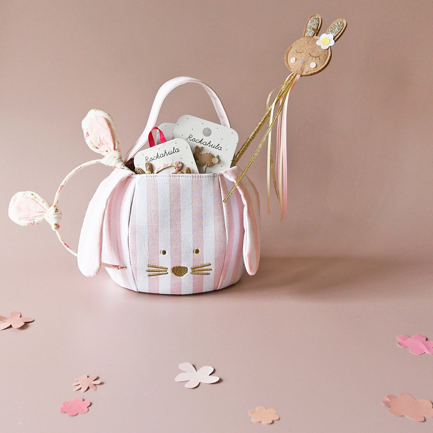 Rockahula Stripy Bunny Bucket Bag