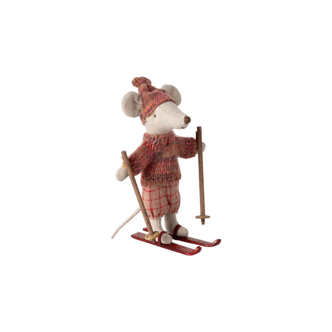 Big Sister Winter Mouse in Ski Set Big Sister Winter Mouse in Ski Set