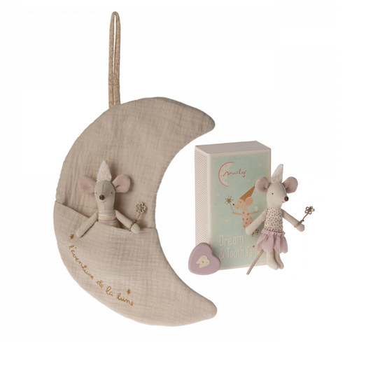 Maileg Sweet Dreams Little Tooth Fairy, Little Sister, Gift Set