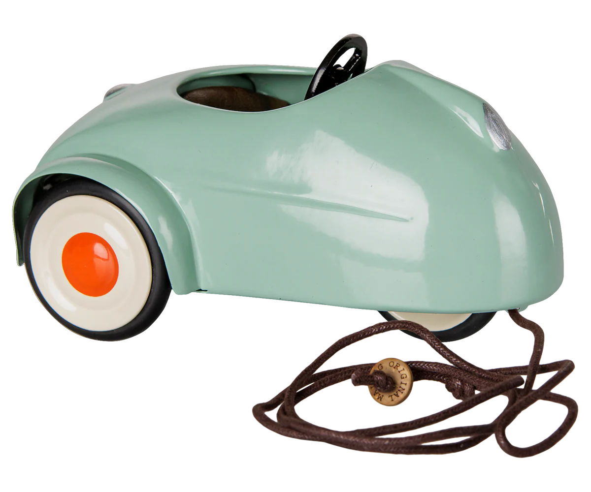 Maileg Car, Mouse - Light mint