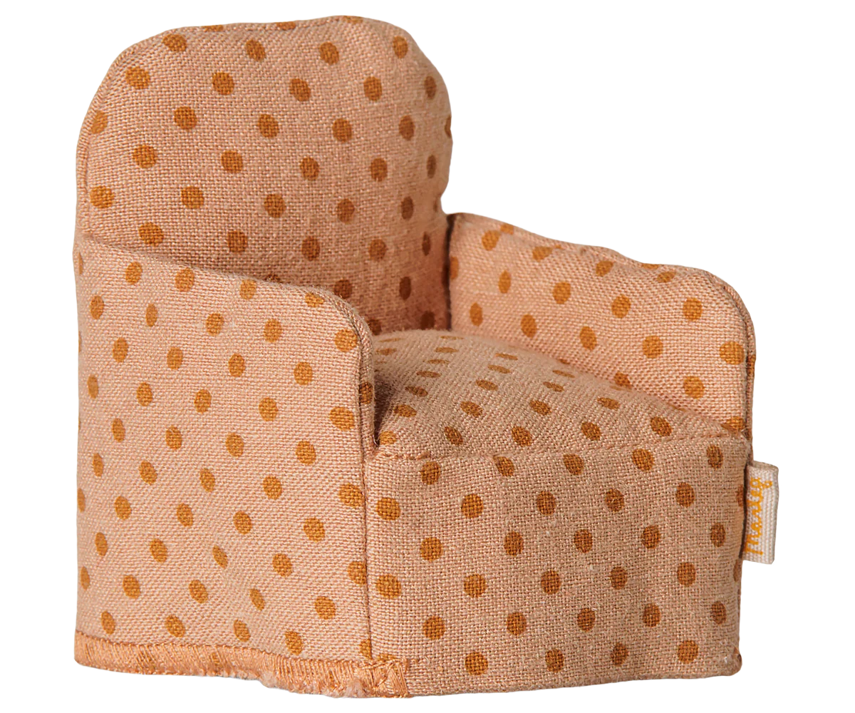 Maileg Folding chair, Mouse - Dots