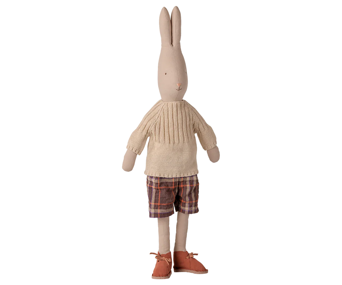 Maileg Rabbit, Size 4 - Classic - Pants and knitted sweater