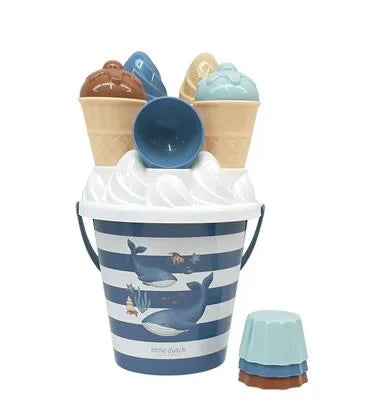 Little Dutch Ocean World Icecream Bucket Set 14pcs