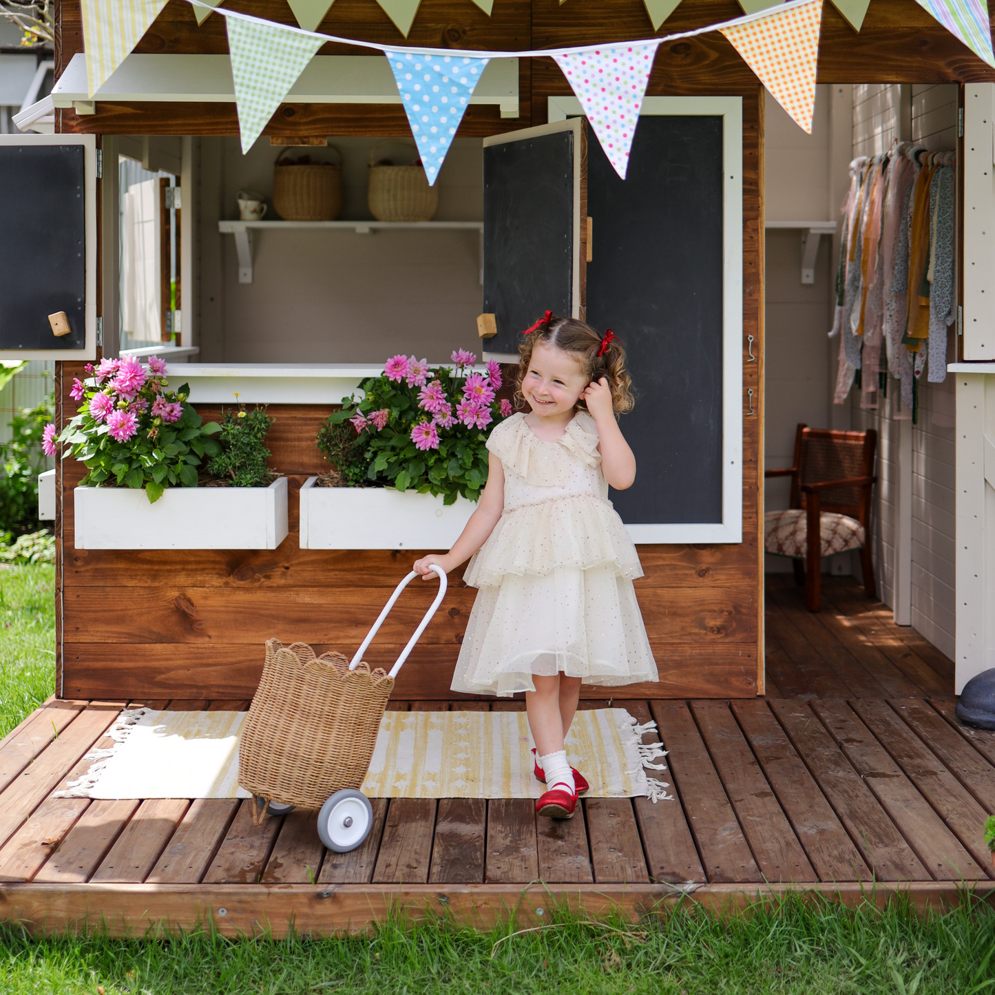 Olli Ella Petal Luggy - Natural