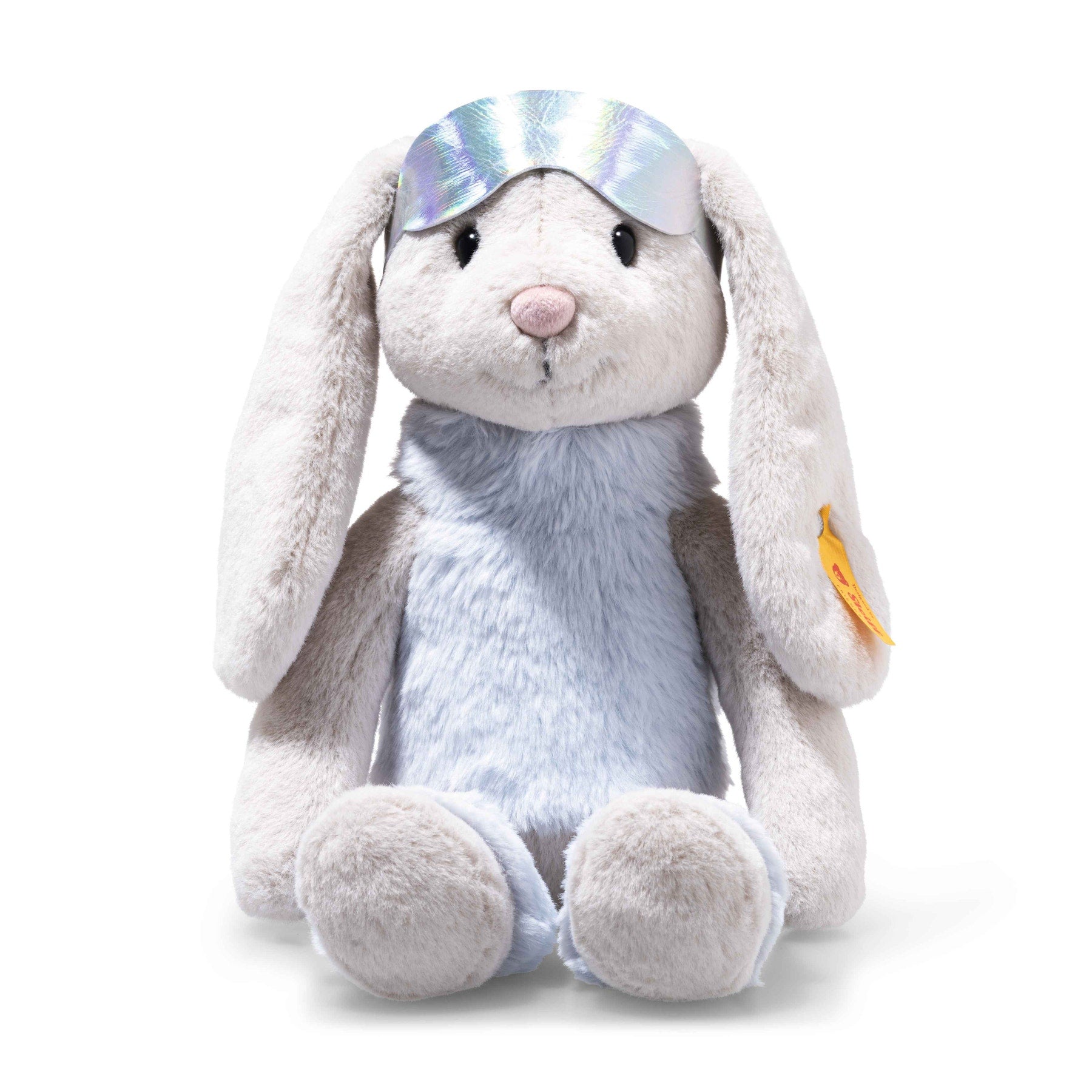 Steiff Hoppie Coniglio – 48 cm – Coniglio di Peluche con Orecchie – Peluche per Bambini – Soft Cuddly Friends – Mobile e Lavabile – Grigio Chiaro (080913 Steiff Hoppie Coniglio – 48 cm – Coniglio di Peluche con Orecchie – Peluche per Bambini – Soft Cuddly Friends – Mobile e Lavabile – Grigio Chiaro (080913
