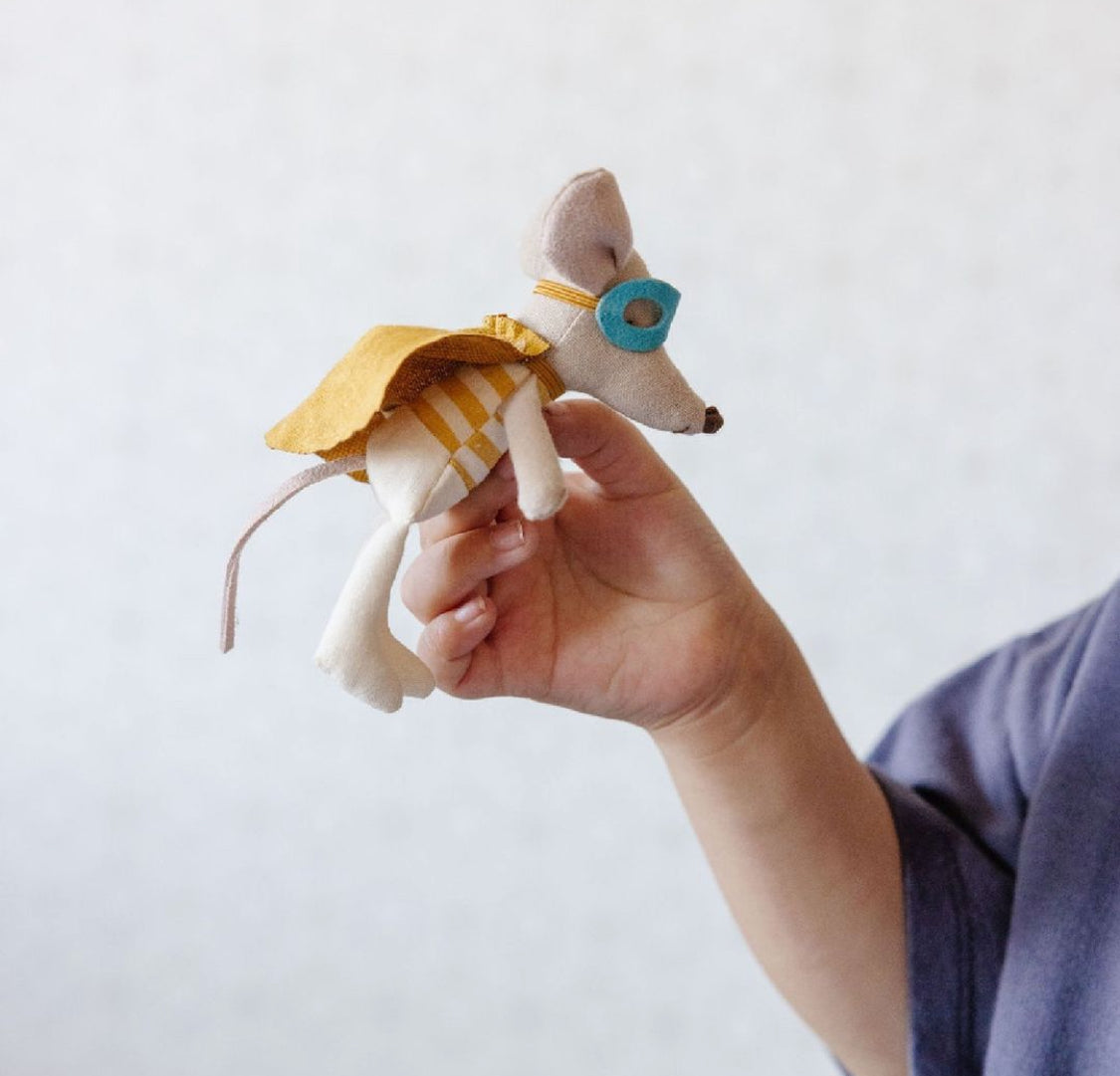 Maileg Mouse Superhero in a Matchbox