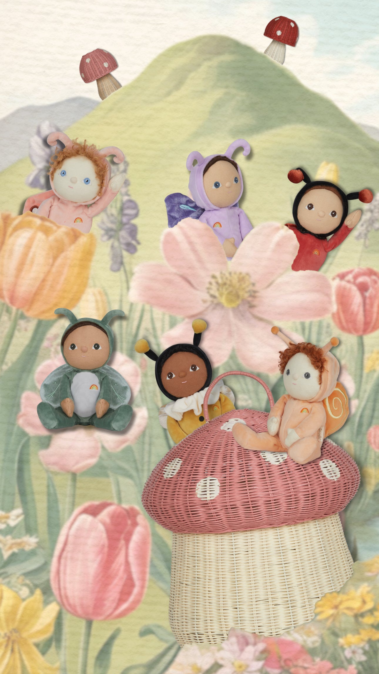 Olli Ella Dinky Dinkum Dolls - Lola
Ladybug - Red