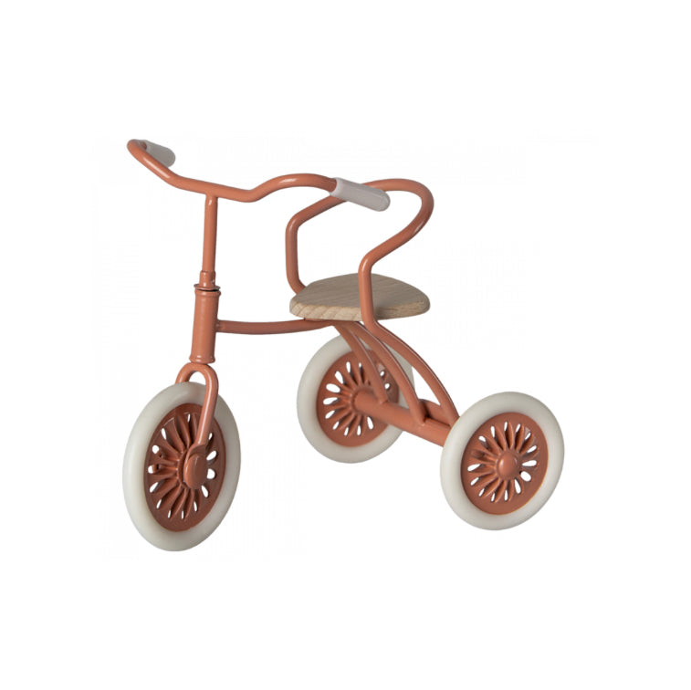 Maileg Abri à tricycle, Mouse - Coral