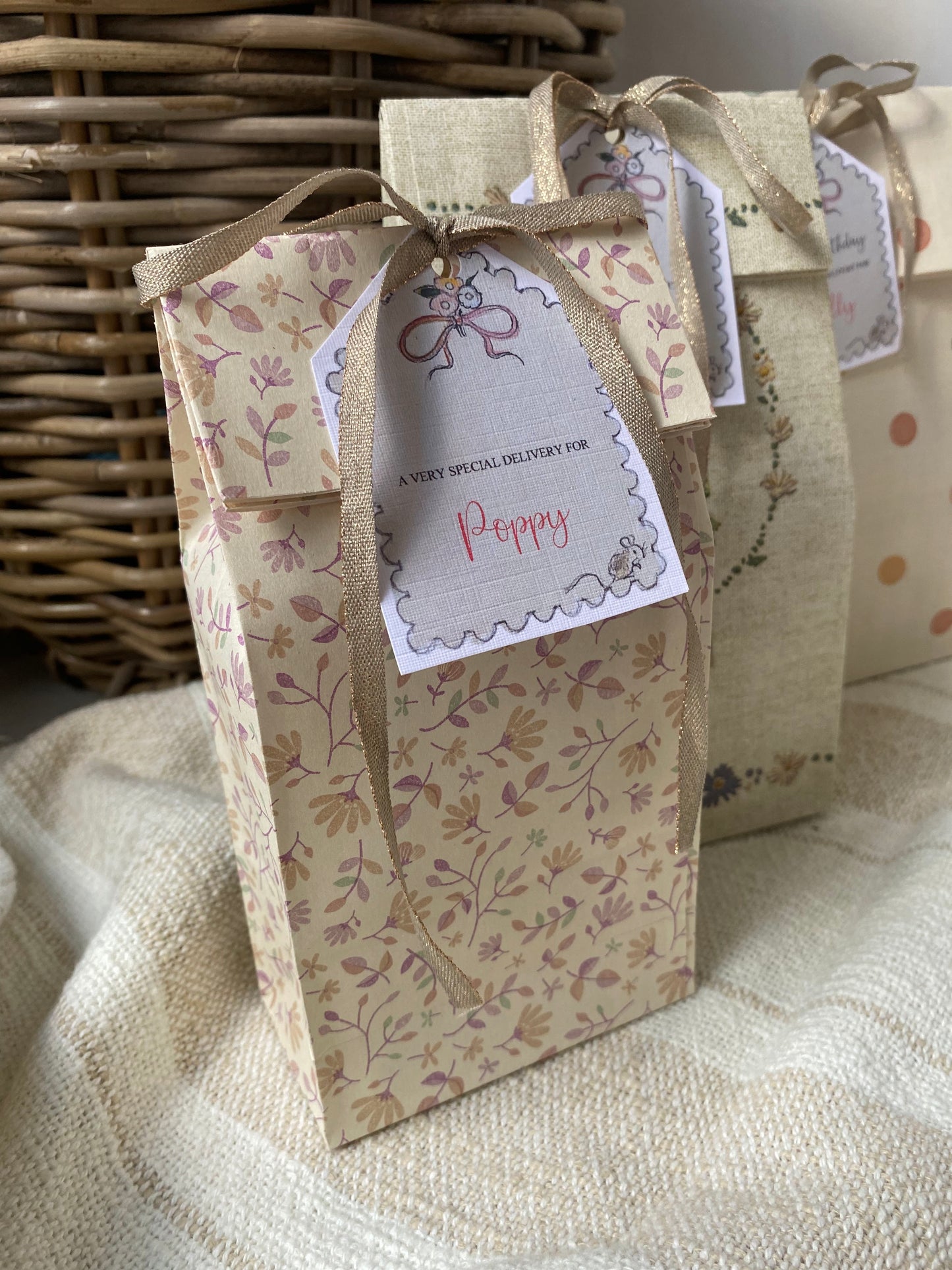 Personalised Maileg Merle Gift Wrapping, Mini
