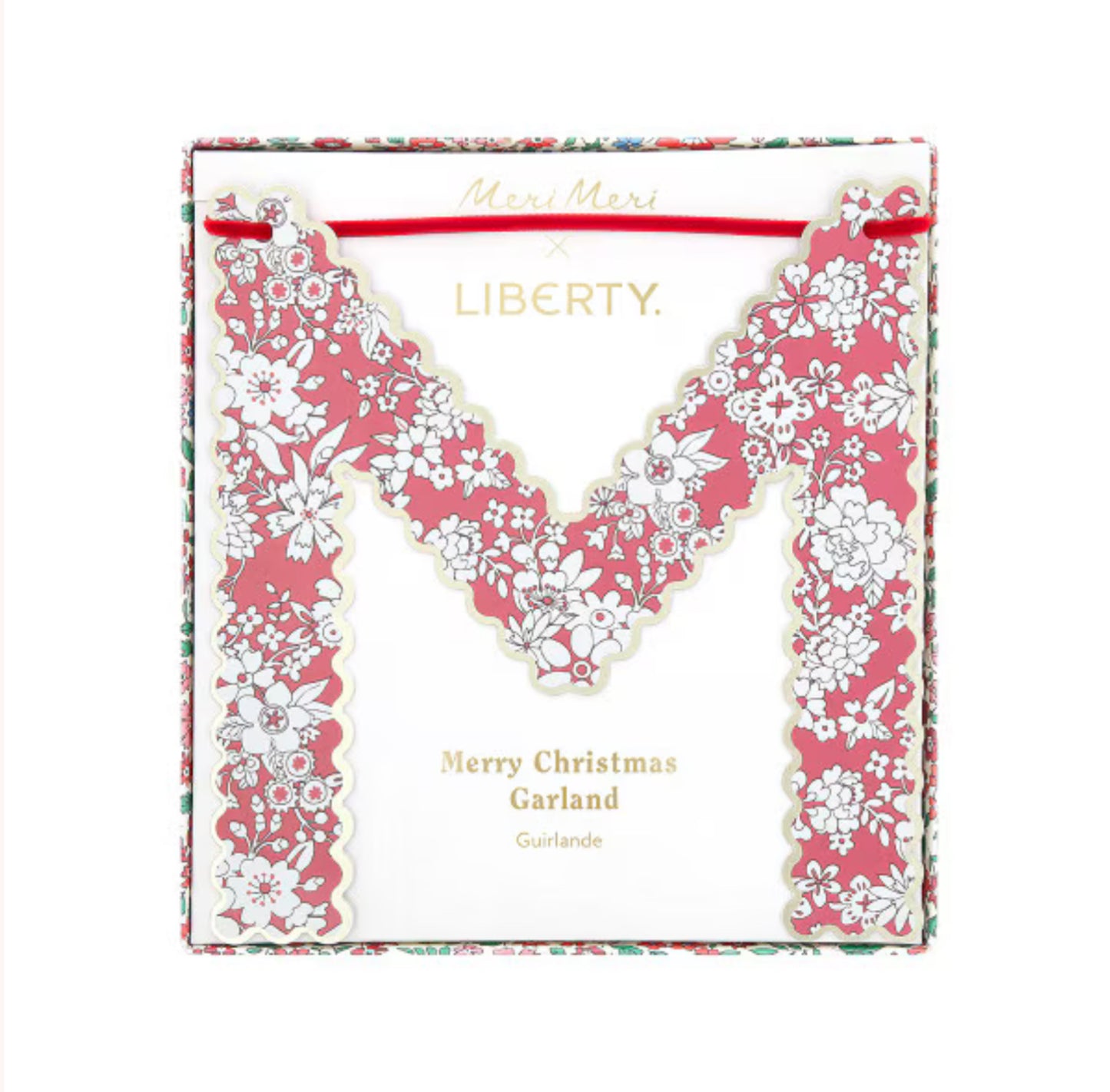 Meri Meri x Liberty Merry Christmas Garland Set