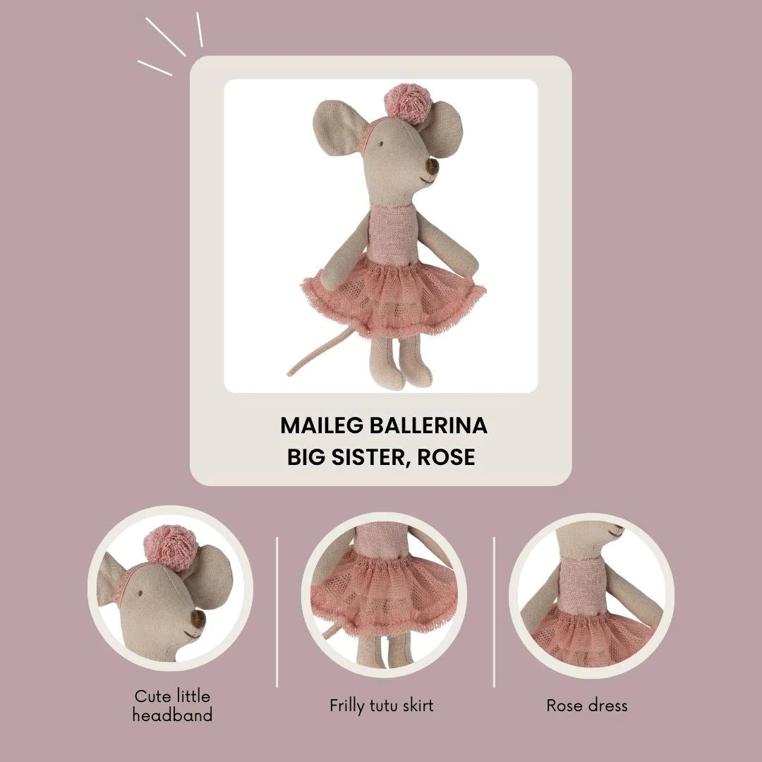 Maileg ballerina rose all the key details