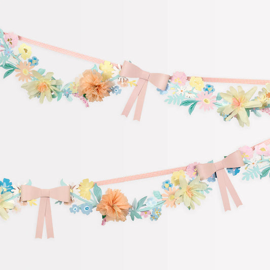 Meri Meri Flower & Bow Garland