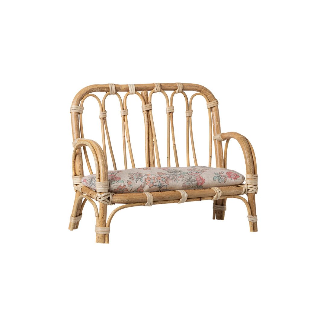 Maileg Rattan couch, Large - Nature