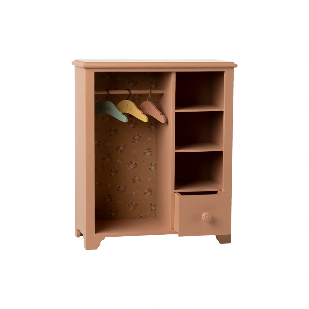 Maileg Wardrobe, Large - Dark powder