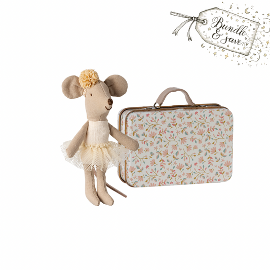 Maileg Ballerina Gift Set, Off White